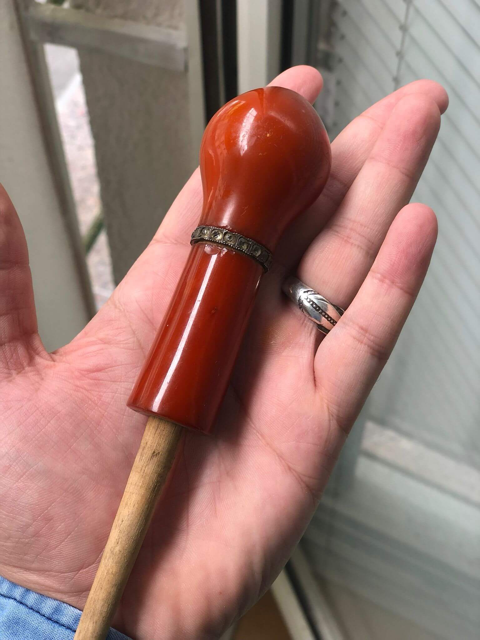 Ankauf von Regenschirm mit Bakelitgriff