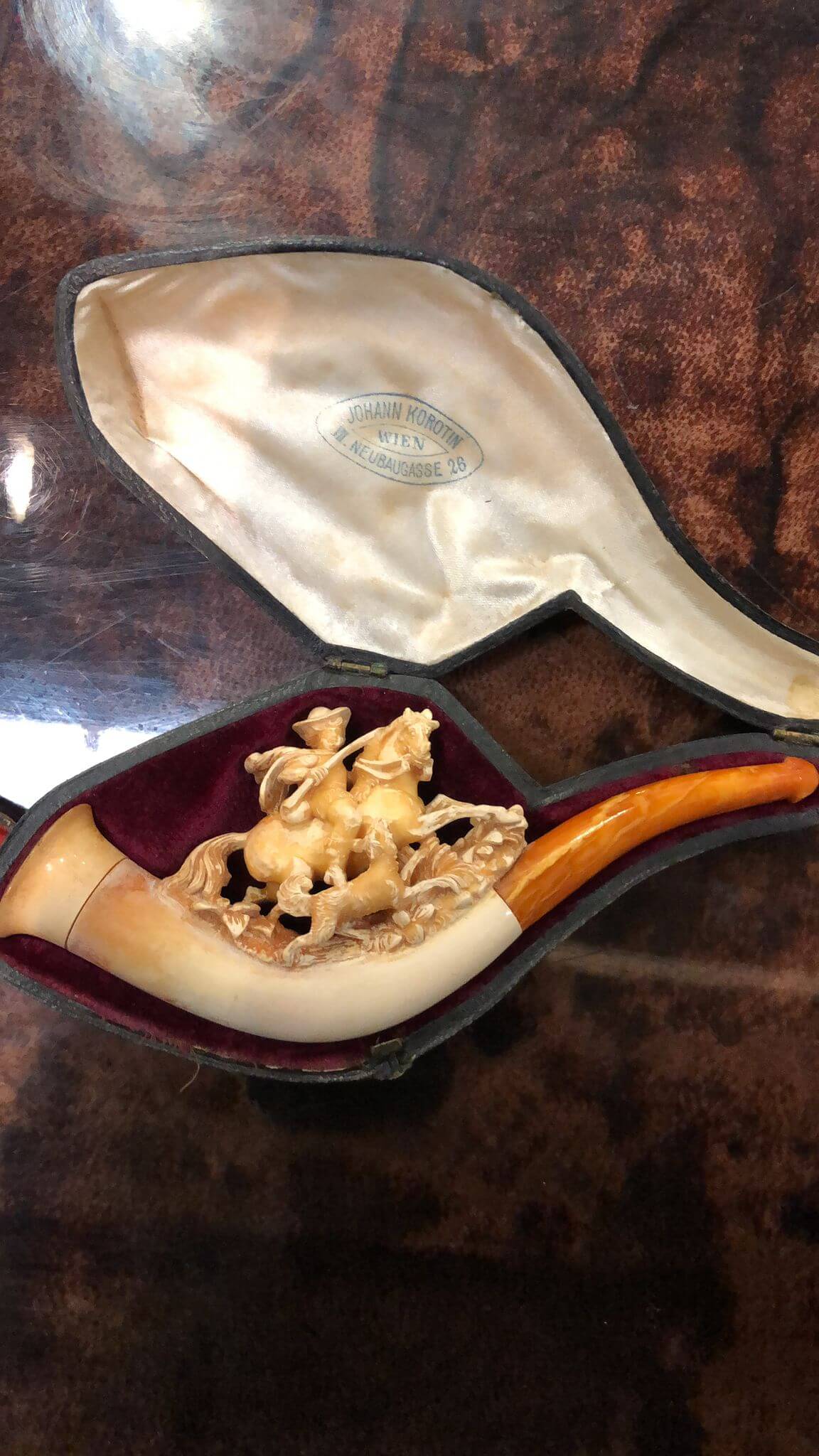 Ankauf von Bernsteinpfeife