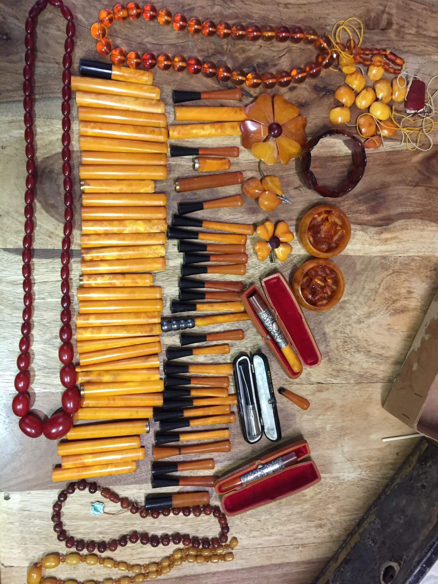 Sammlung von Bernsteinpfeifen Ankauf