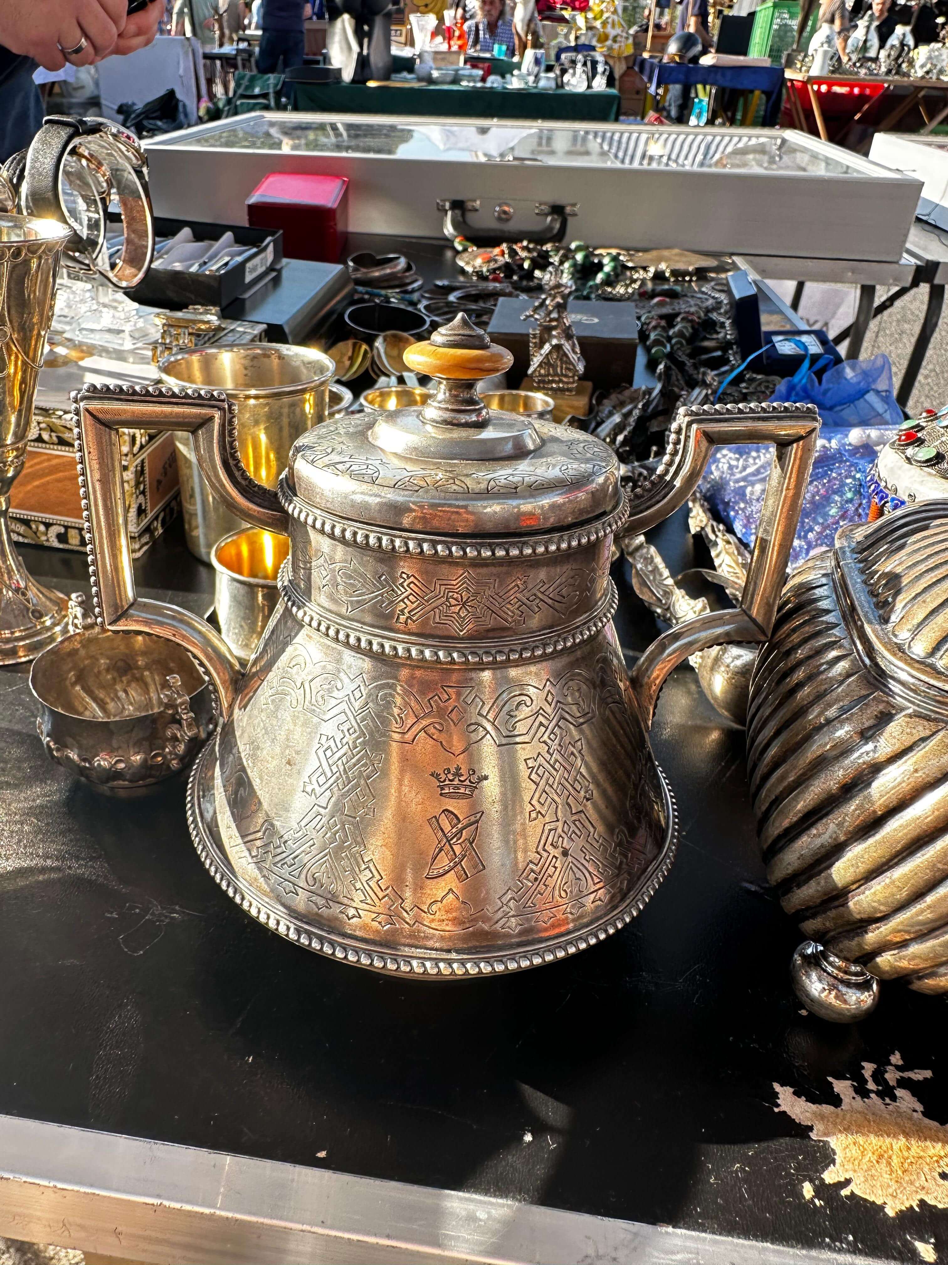 Ankauf von verzierter Silberdose